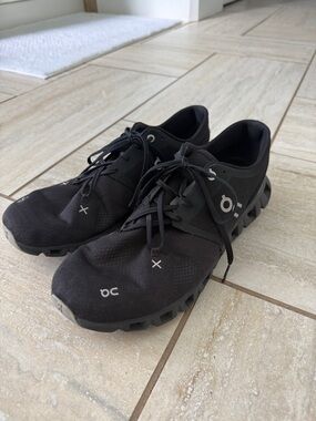 On Running Black and Gray Sneakers